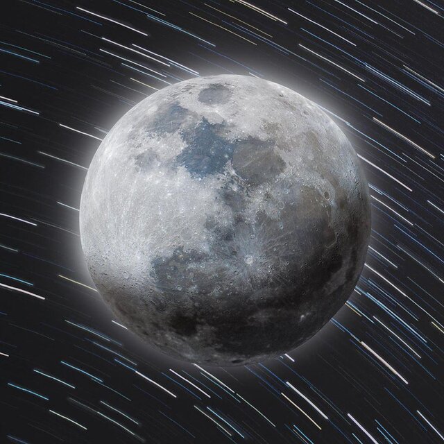 زیباترین تصویر ماه در یک قاب ۵۲ پیکسلی