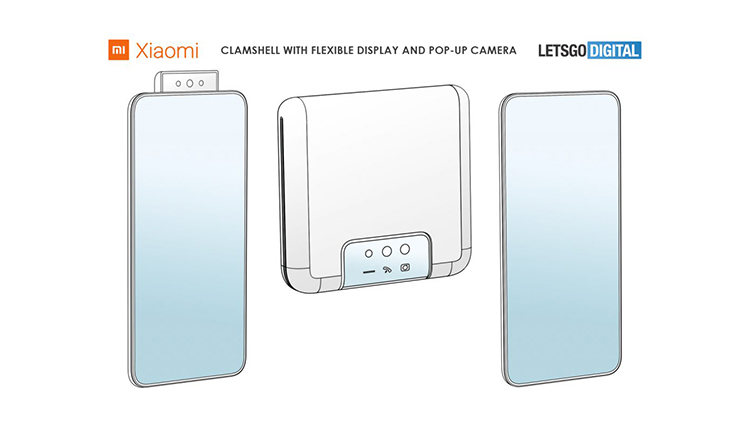 پتنت جدید شیائومی از یک گوشی تاشو با دوربین پاپ‌آپ